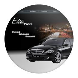 Screenshot of the Elite Taxi website